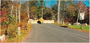 image of a closed bridge.